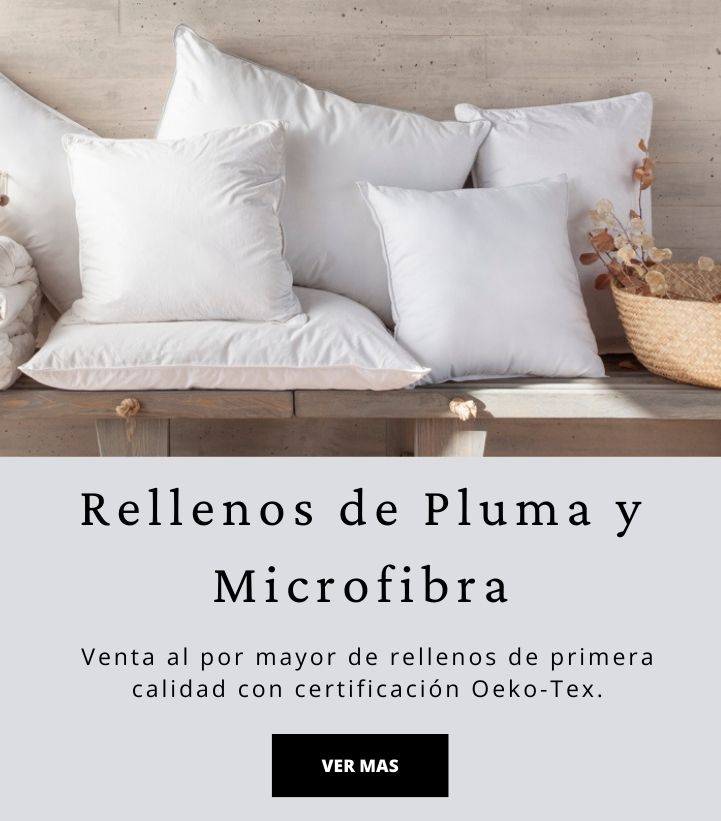 Relleno Microfibra Cojines – La Blanqueria Chile