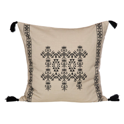 Funda Cojín Bordado Tanger #2 60x60 cm - 4 unidades